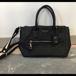 MARC JACOBS Gotham east west leather tote